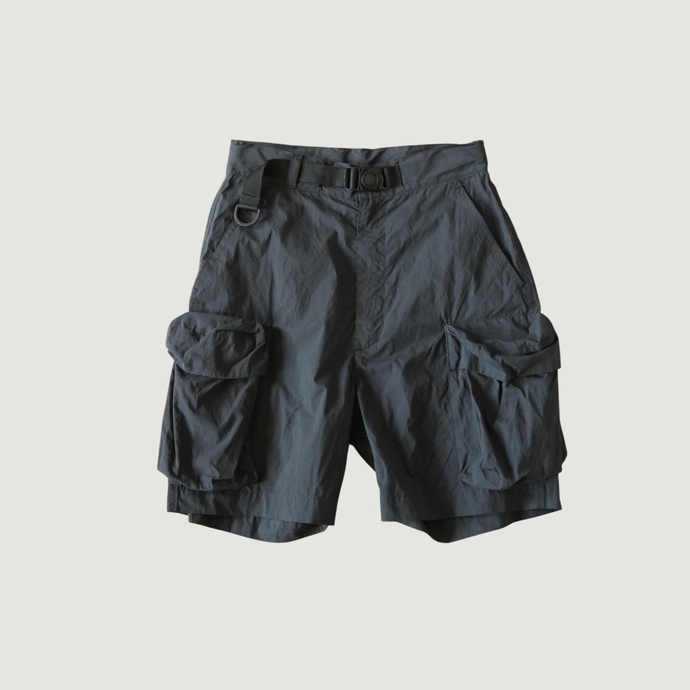 Snow Peak Utility Field Stretch Dry Shorts Charcoal Grey Cargo Fishing Size 1 JP